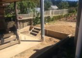 Retaining wall installations