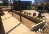 Retaining wall installations