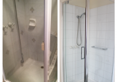 Shower renovations before & after