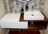 Powder room renovation