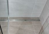 Ensuite renovation - Tiled shower base & semi frameless shower screen