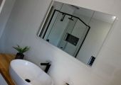 Bathroom renovation - Built in mirrored cabinet