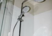 Twin shower rail