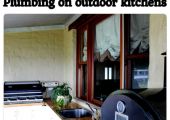 Outdoor kitchen plumbing